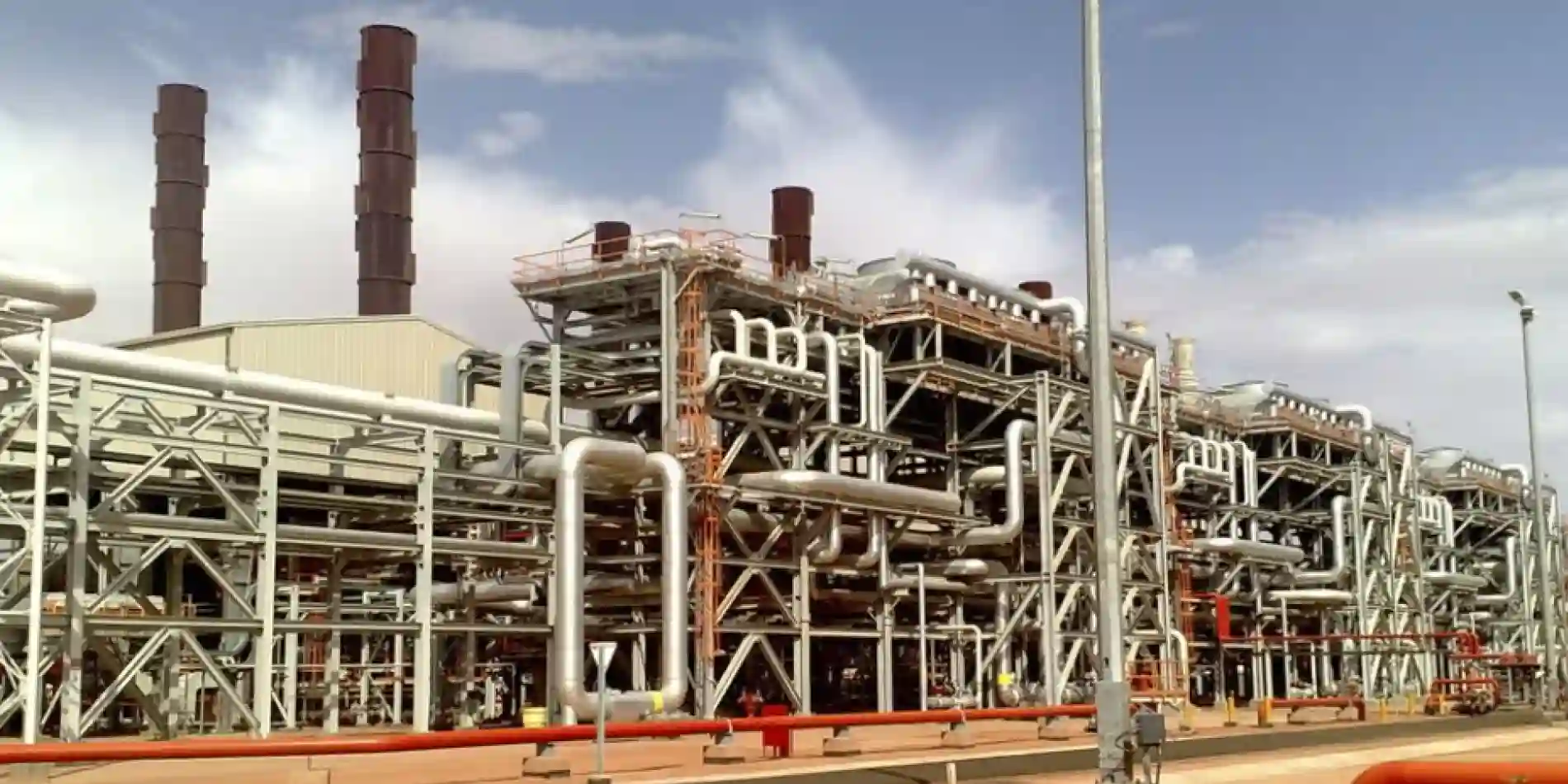 oil & gas processing plant | steel structures | concrete foundations